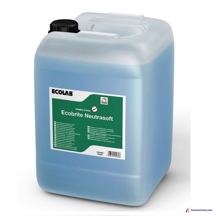 Ecolab Ecobrite Neutrasoft жидкий антистатик-кондиционер для белья 20кг купить в интернет-магазине Курорт Сервис