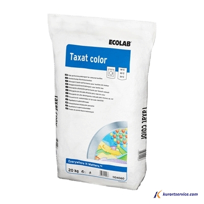 Ecolab Taxat Color Стиральный порошок для цветного белья с энзимами 20кг купить в интернет-магазине Курорт Сервис