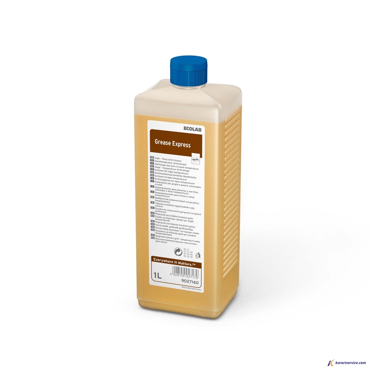 Ecolab Grease express высокотемпературный очиститель гриля 1л