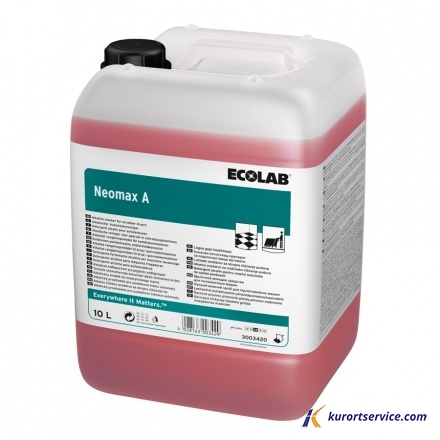 Ecolab Neomax A сильнощелоч низкопенное моющее ср-во для пром. объектов 10л